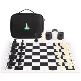 apyr aoma travel chess board with 20-inch silicone surface for portability