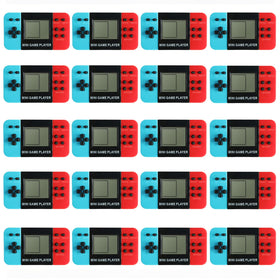 APZ 20 mini video game keychains, perfect for backpacks and goody bags.
