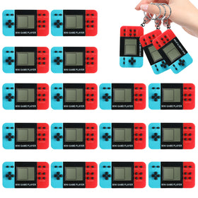 APZ 16-pack arcade keychains for party favors and gifts