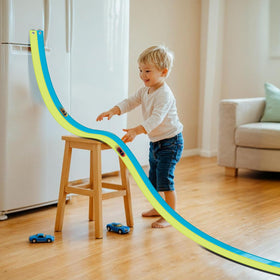 AQFR Flex Tracks suitable for ages 3 and up, safe family fun.