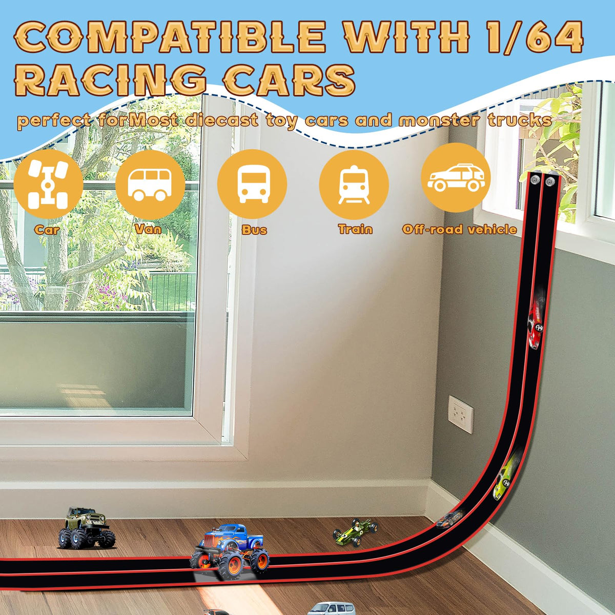 AQFR suction cups gripping a window for versatile surfaces