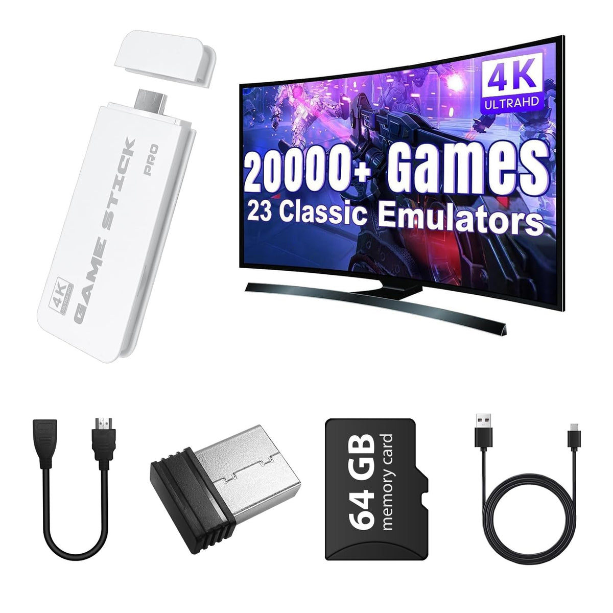 AQHH 2025 retro console with 4K HDMI for crisp visuals.