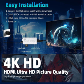 AQHH dual 2.4GHz wireless controllers for comfortable, lag-free play.