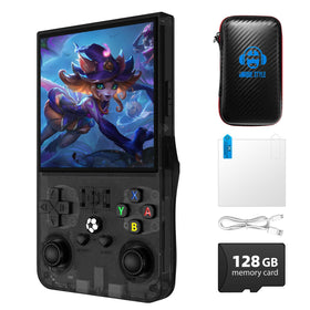 AQHH R36MAX handheld console front view, compact retro design for on-the-go gaming.
