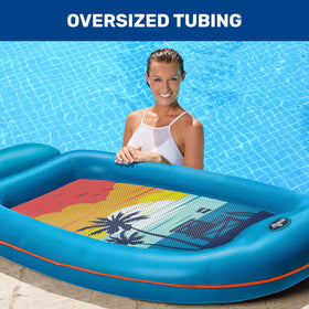 Aqua Leisure Aqua Comfort cool-weave fabric delivers breathable comfort under sun.