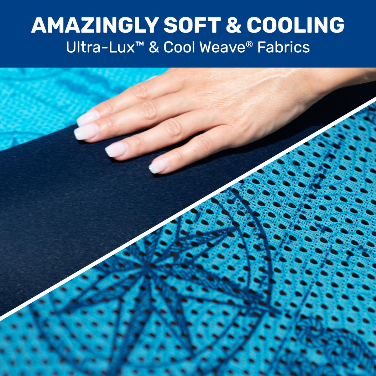 Aqua Leisure Aqua Luxury Water Lounge backrest offers stable seating for lounging