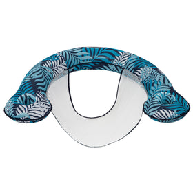Aqua LEISURE Aqua Luxury Noodle Chair front view showing buoyant design and Cool Weave fabric