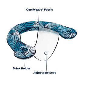 Aqua LEISURE Aqua Luxury Noodle Chair in water ready for use