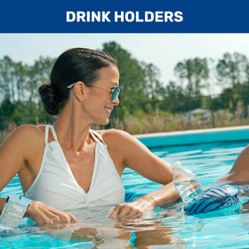 Aqua LEISURE Aqua Luxury Noodle Chair pack and inflate for travel