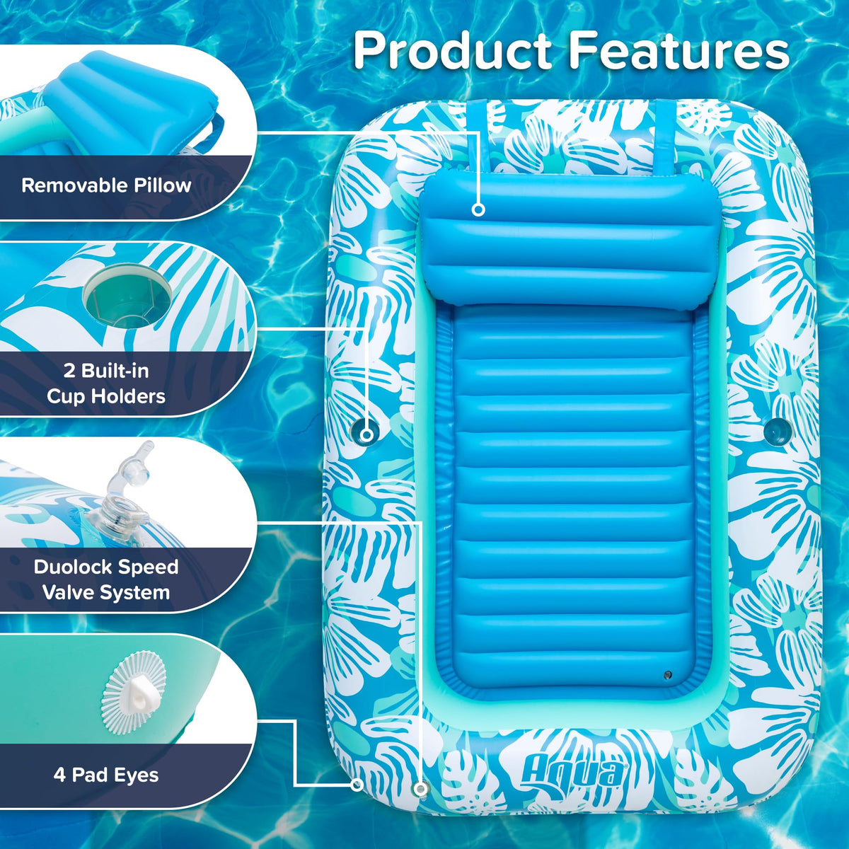 Aqua LEISURE duolock valve for quick inflation and deflation
