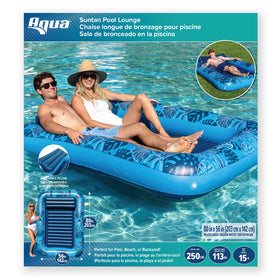 Aqua LEISURE heavy-duty vinyl feels cool to the touch and lasts.