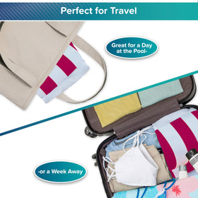 Aqua Leisure Monterey cool-weave fabric keeps you comfortable on the water surface.