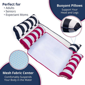 Aqua LEISURE Monterey non-stick PVC close-up highlights durable construction.
