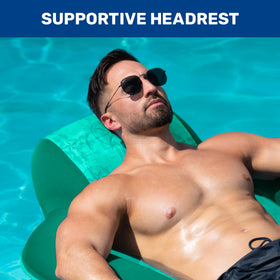 Aqua Leisure two-carry-handles-cupholder pool float for easy transport and beverages.