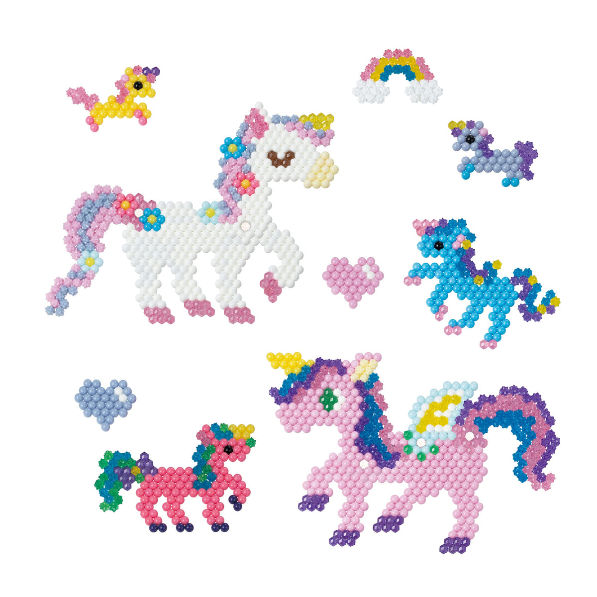 Aquabeads Mystic Unicorn movable joints to animate unicorn head and wings