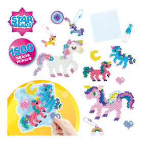 Aquabeads Mystic Unicorn set templates: easy patterns to spark creativity and guided bead design