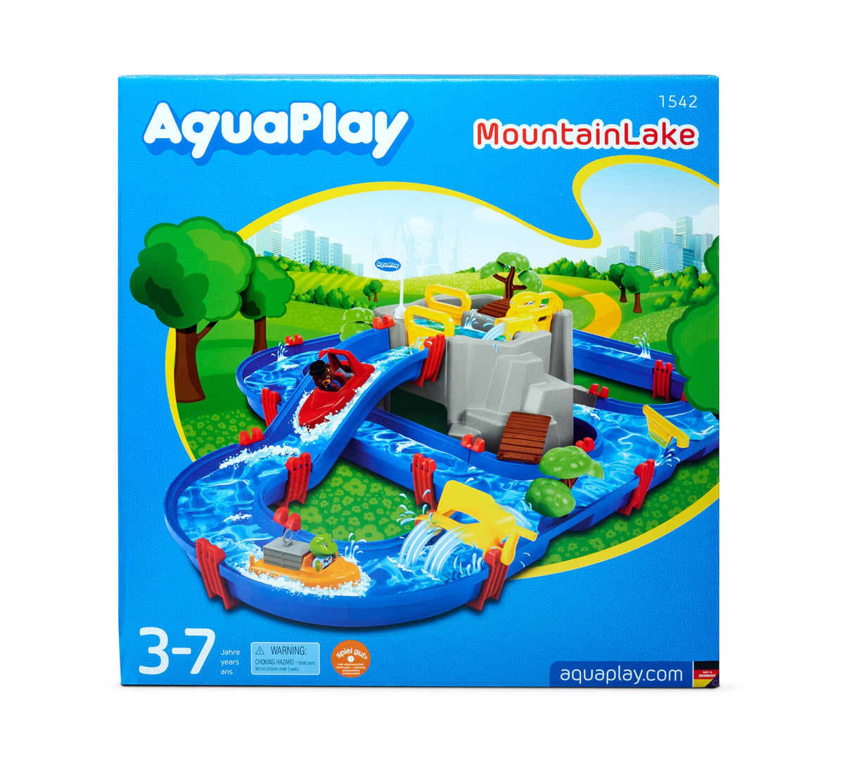 AquaPlay speedboat rides the canals, adding action and tactile thrill