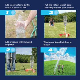 Aquapod Durable one-piece design for repeated outdoor launches.