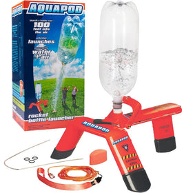 Aquapod Original Rocket Bottle Launcher setup for easy outdoor STEM fun.