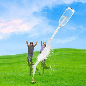Aquapod Rocket Flight arc 100 feet demonstrates outdoor performance.