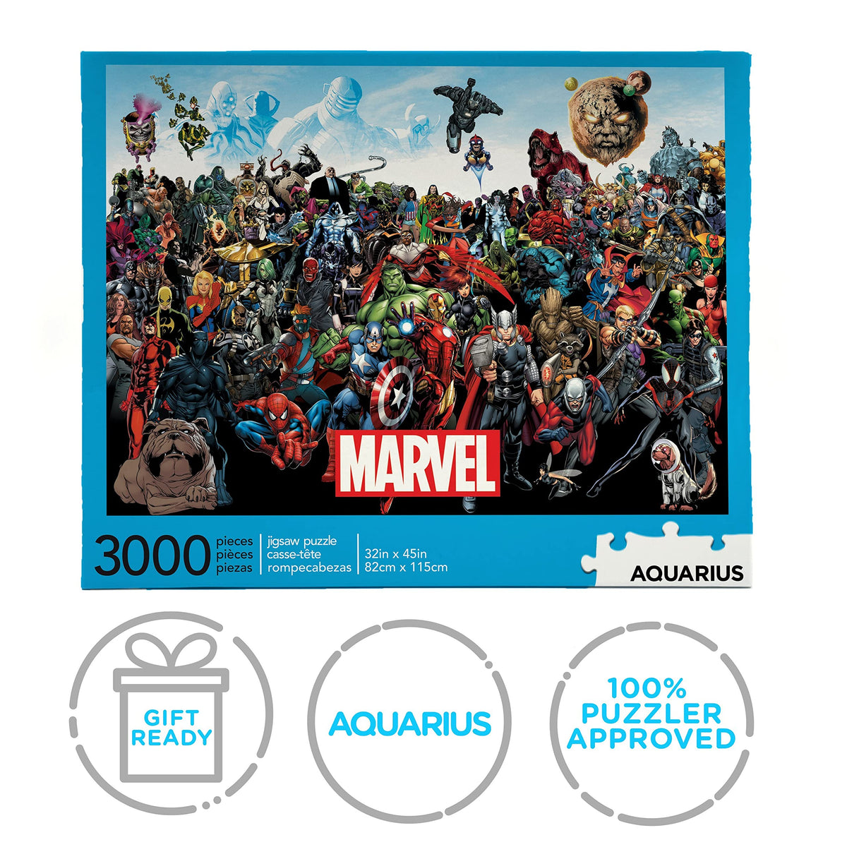 Aquarius Marvel Puzzle Cast officially licensed stamp authentic Marvel merchandise