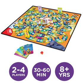 AQUARIUS Scooby-Doo Journey Board Game board layout ready for quick rounds