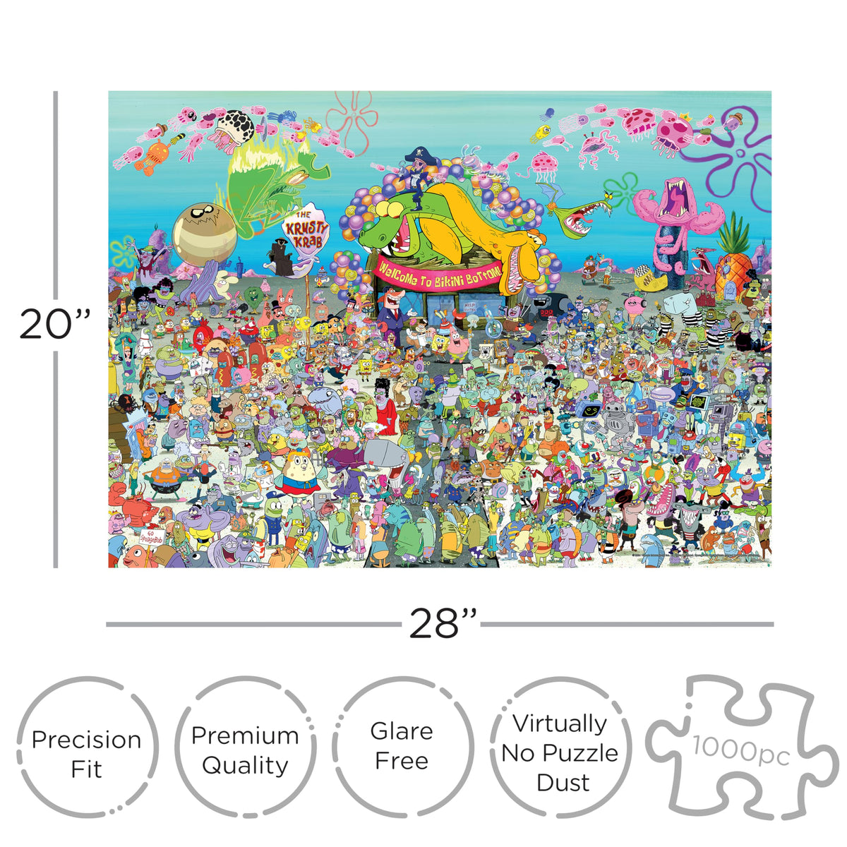 Aquarius Spongebob packaging: gift-ready box for collectors.