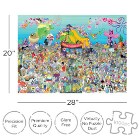 Aquarius Spongebob packaging: gift-ready box for collectors.