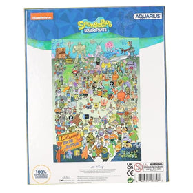 Aquarius SpongeBob puzzle premium cardstock texture in finish.