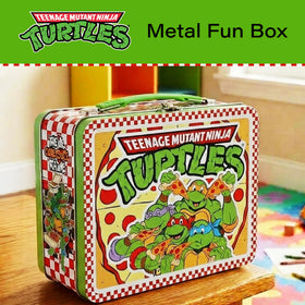 AQUARIUS TMNT Fun Box carry handle enables easy transport of collectibles.