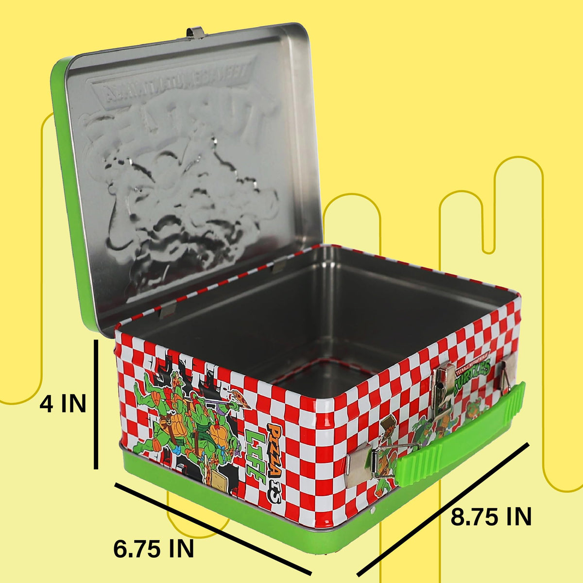 AQUARIUS TMNT Fun Box versatile storage for cards, figures, and art supplies.
