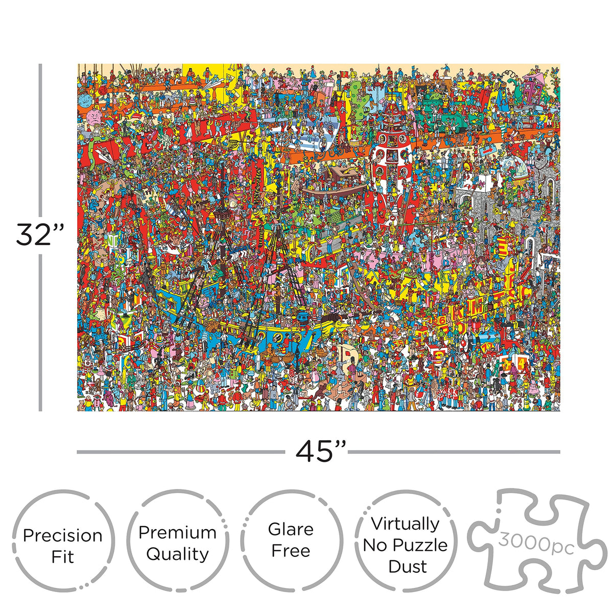 Where’s Waldo puzzle pieces scattered invite focused immersive building.