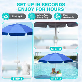 Aquenelle floating base with ballast tank for stability on the pool surface