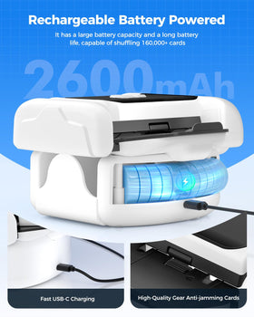 AQLL Honlunu one-touch-operation enables instant shuffles during games.