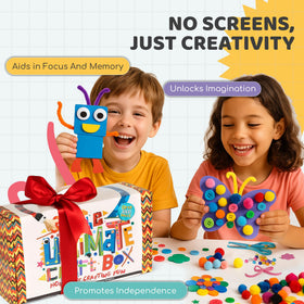 A&R CO. 3000+ Pcs Craft Kit colorful pieces entice kids to mix and match ideas.