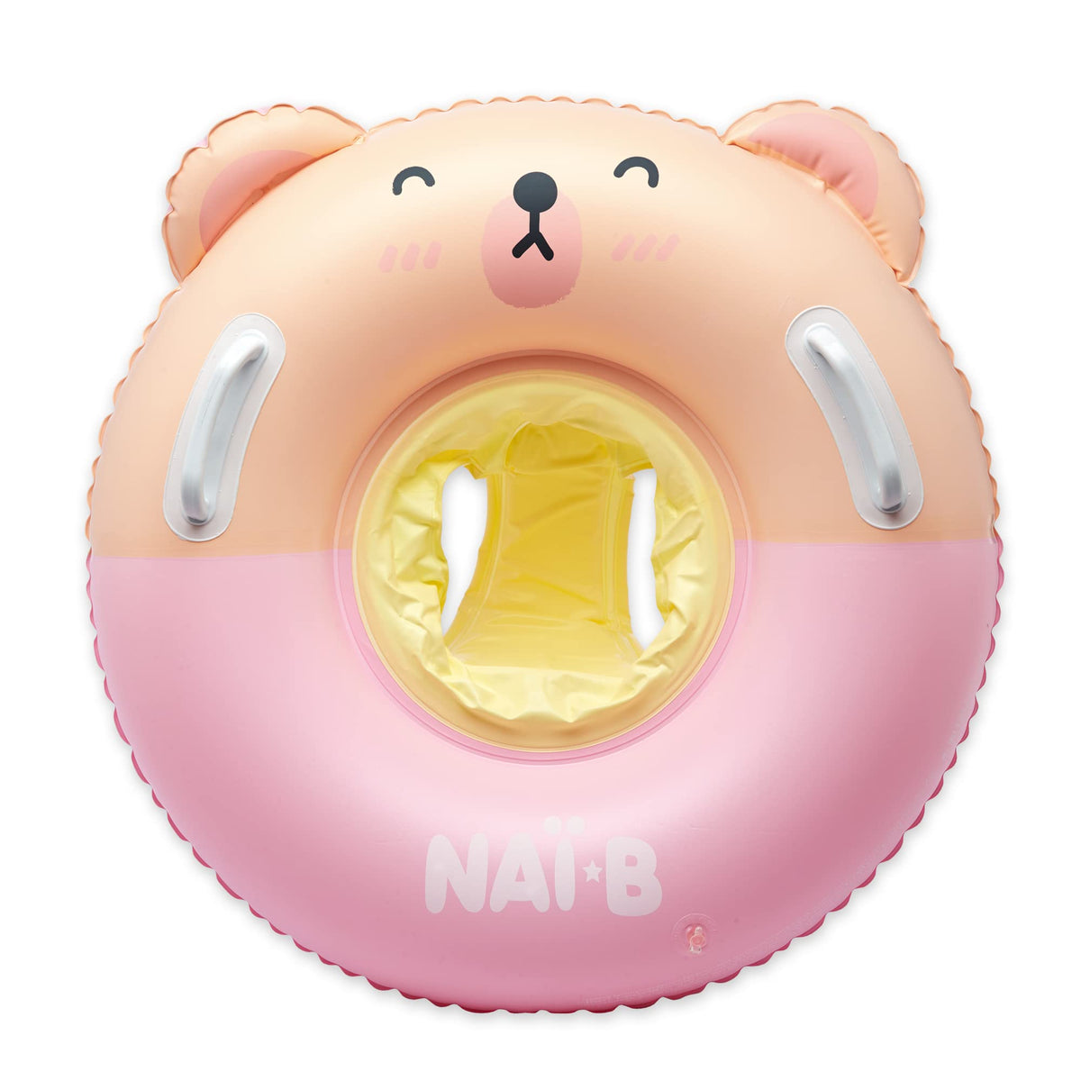 ARAKHAN NAI-B kids pool float pink for ages 2–5, safe water fun.