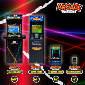 ARCADE CLASSICS Atari Star Wars Ultra AC adapter included for quick plug-and-play