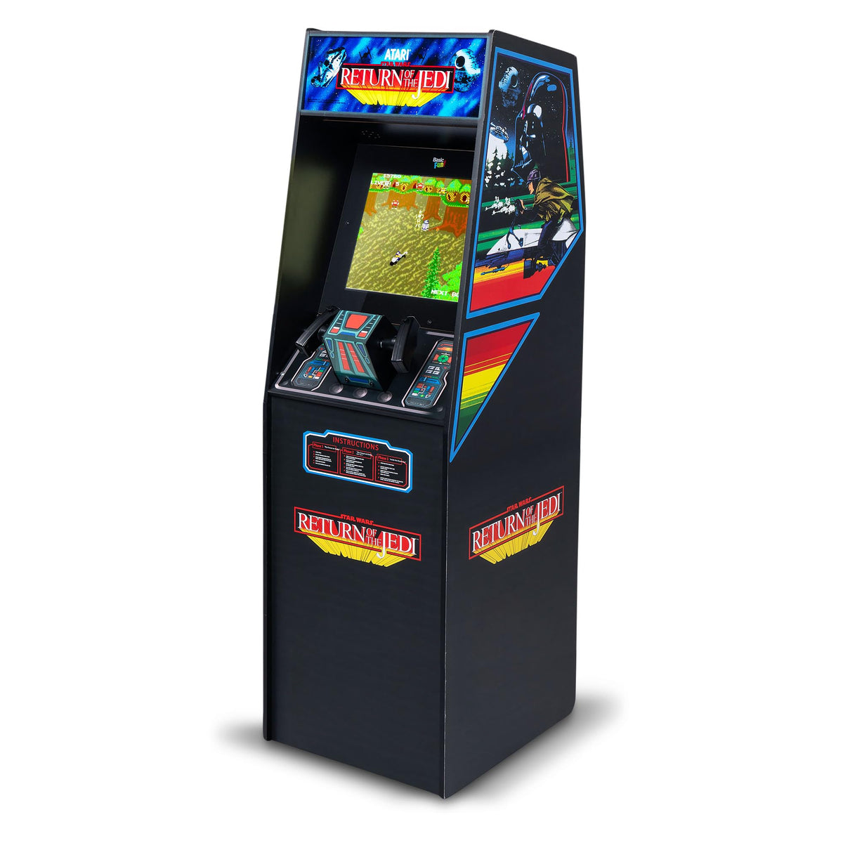 ARCADE CLASSICS Atari Star Wars Ultra gameplay trio display highlights the three classic films