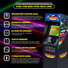 ARCADE CLASSICS Atari Star Wars Ultra yoke controller detail for arcade flight feel
