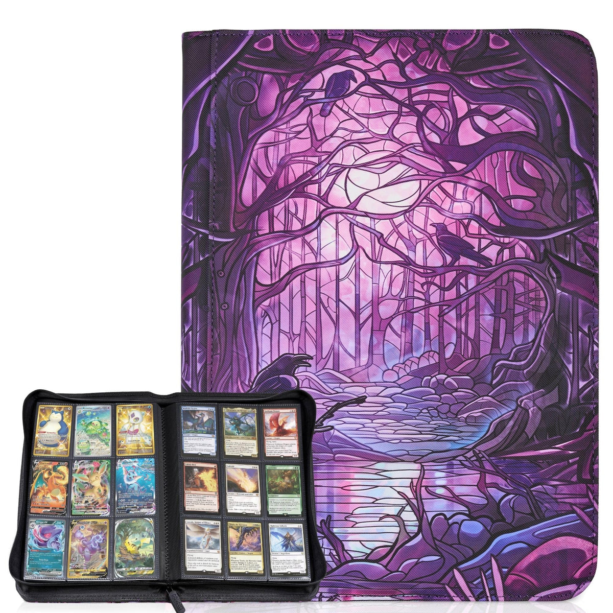 Arcane Fortress binder cover with leather-like nano-fiber finish for durable card storage.