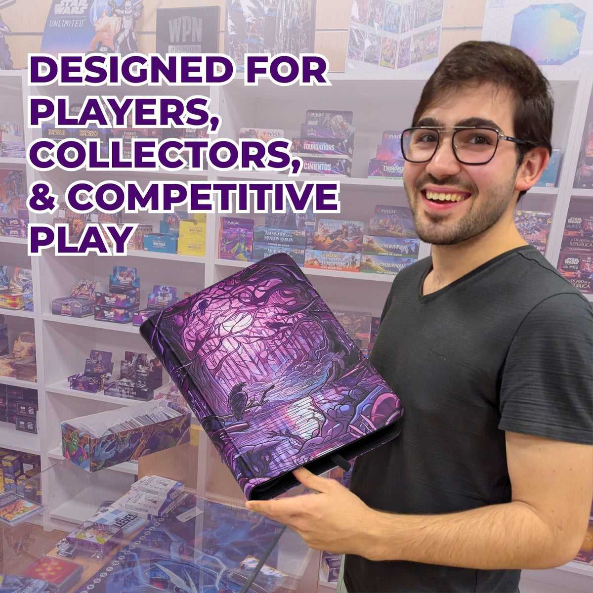 Arcane Fortress multi-TCG compatibility supports MTG, Pokémon, and Yu-Gi-Oh!.