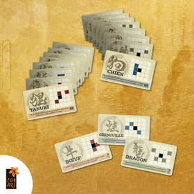 Arcane Wonders Onitama two-player duel emphasizes quick setup and fast skirmishes.