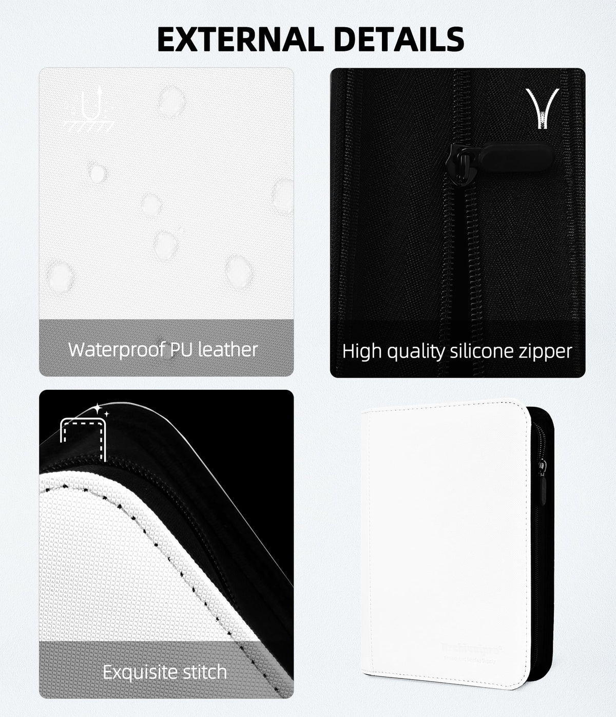 ARCHIVALPRO crystal-clear pockets provide pristine visibility while protecting cards from dust