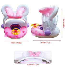Arcimatto baby float seat with safety handle for balance