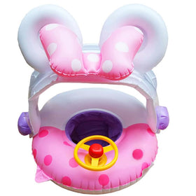 Arcimatto unicorn baby float with canopy for sunny days