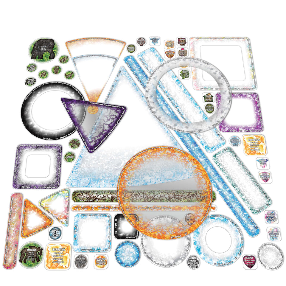 Arcknight AoE templates cover image for precise spell areas.
