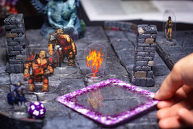 Arcknight AoE templates grid reference for 1-inch mapping.