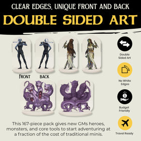 Arcknight NPC and PC miniatures ready to populate towns.