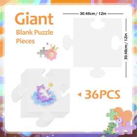 ARCTURINE blank puzzle 12x12 surface close-up shows durable material