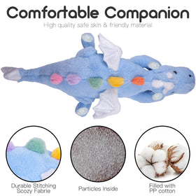 ARELUX giant soft pillow dragon provides versatile support for naps